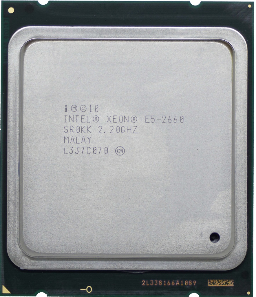 Intel Xeon E5-2660 V1(2.20 up to 3.00 GHz; 8Coeur; 16Thread; 20 Mo)