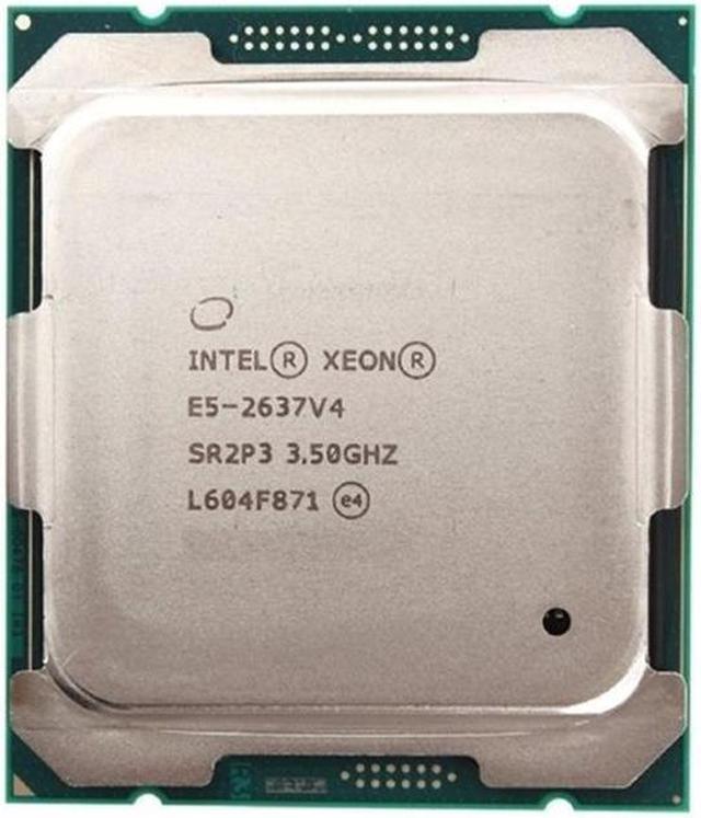 Intel Xeon E5-2637 V4 (3.50 up to 3.70 GHz; 4Coeur; 8Thread; 15 Mo)