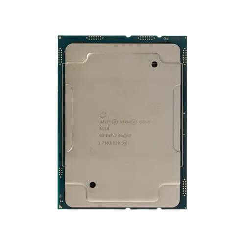 Intel Xeon GOLD 6138 (2.00 up to 3.70 GHz; 20Coeur; 40Thread; 27.5 Mo)