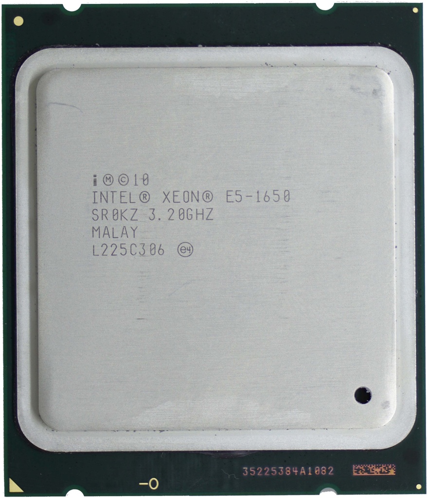 Intel Xeon E5-1650 V1(3.80 up to 3.20 GHz; 6Coeur; 12Thread; 12 Mo)