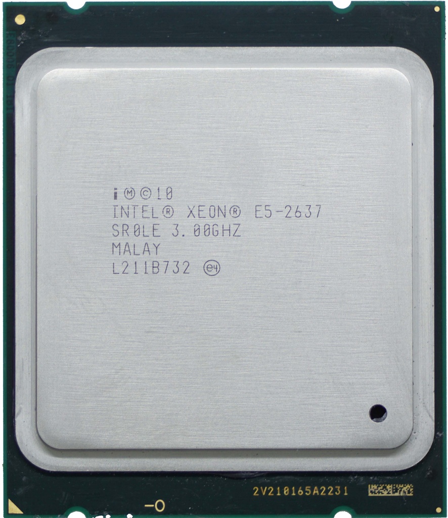Intel Xeon E5-2637 V1 (3.00 up to 3.50 GHz; 2Coeur; 4Thread; 5 Mo)