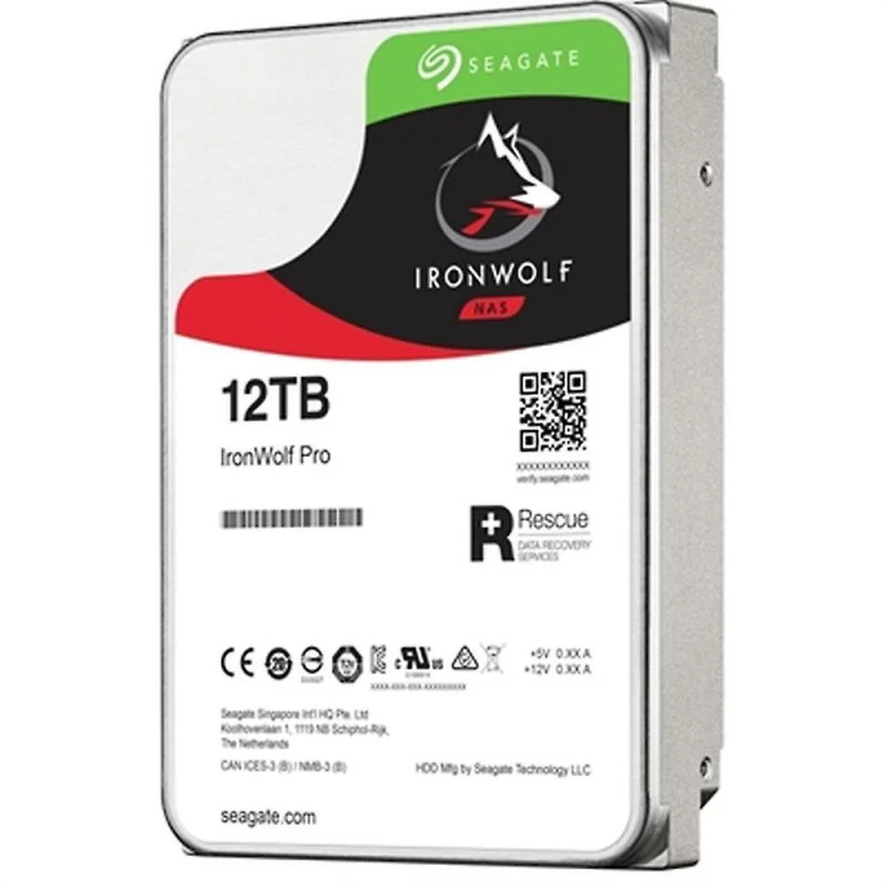 HDD 3.5 12To Sata Seagete Ironwolf NAS 6Go SST12000VN0008